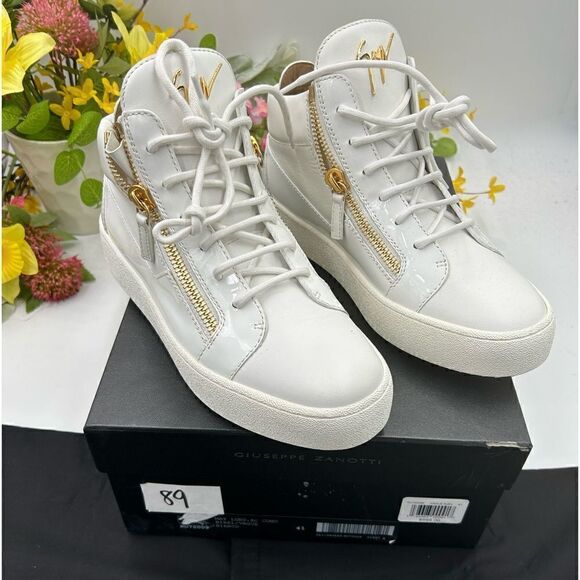 Men’s Giuseppe Zanotti high top sneakers size 41 made in Italy - Picture 1 of 9